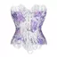 FUJIOU Ren Xương Cá Shapewear, Đồ Lót Hoa Rỗng Không Tay Cho Nữ, Áo Sơ Mi Đáy Slim Fit Tummy Control Shapers Ren-up Corset Nữ