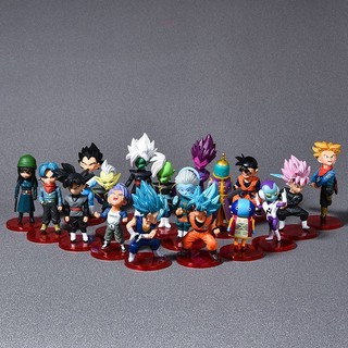 18 Dragon Ball Nhân Vật Trọn Bộ Mô Hình Anime Saiyan Son Goku Vegeta Thân Cây Búp Bê Trang Trí IUDJ