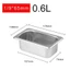 Dụng Cụ Bộ Khay Và Nắp Inox 1/3, 1/9 Khay Thích Hợp Dùng Để Đựng Trân Châu, Thạch, Kem