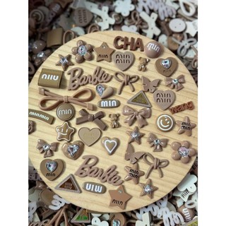 Set 12 Sticker/ Charm gắn dép giả kim siêu hot hit 2025