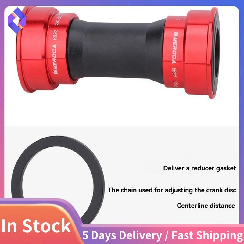 BB92 Press Fit Đáy Chân Đế 41x86.5-92mm Chủ Đề Cho Xe Đạp Đường Bộ PF92 BB86 BB90 BB72 SM BB71 24mm Crankset Đỏ