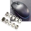 Btsg 10 Chiếc 10 Mm Lõi Vàng Kim Loại Chuột Mã Hóa Cho G102 G304 G305 KINZU V1 V2 Thiết Bị Chỉ Định Độ Chính Xác