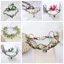 WEETW Elf Tiara, Kim Cương Giả Trang Trí Diadem Elven Crown, Chụp Ảnh Mô Phỏng Lá Cây Giả Nho Cổ Tích Mũ Đội Đầu Rừng Đám Cưới