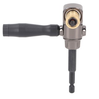 Máy khoan góc phải HOMEHAVEN, Bộ chuyển đổi máy khoan 90 độ tự khóa, Tay cầm ABS có thể tháo rời 1 / 4 "Tua vít tác động chuôi lục giác Mở rộng góc khoan