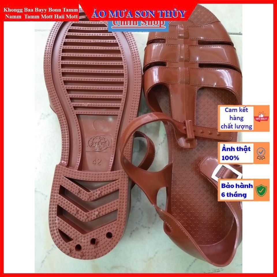 ( HÀNG CHUẨN HOA SAN ) Dép Rọ Nam Nhựa PVC Dẻo Dai Giá Cả Cạnh Tranh HÀNG CTY