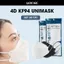 Khẩu trang KF94 UNI MASK 4 lớp kháng khuẩn, kiểu dáng 4D chống bụi mịn tia uv
