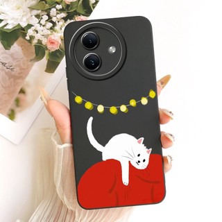 Dành Cho Itel S24 S6.67LN Ốp Lưng Sáng Tạo Mới Thỏ Mèo Hoạt Hình Silicon Mềm TPU Bảo Vệ Điện Thoại Cho Itel S24 4G S 24 Vỏ