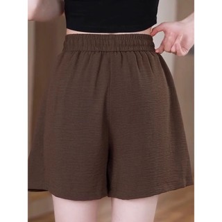 Quần short nữ cạp cao mùa hè mỏng