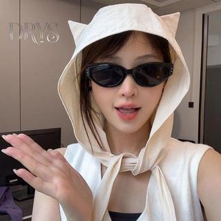 (TFT) Dây đeo tai mèo dễ thương thời trang chống nắng Mũ chống nắng khô cho nữ MỚI