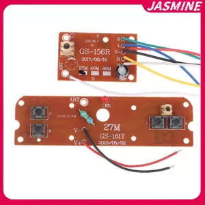 JASMINE 4CH RC Điều khiển từ xa ô tô Bảng phát và thu PCB mạch 27 MHz với hệ thống vô tuyến ăng-ten JASMINE