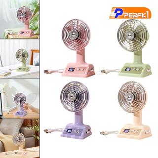 Quạt Để Bàn Nhỏ Sạc Thiết Thực Xoay Nhẹ Di Động Quạt Bàn Mini Cho Nhà Bếp Ký Túc Xá Ngoài Trời Trong Nhà Phòng Ngủ
