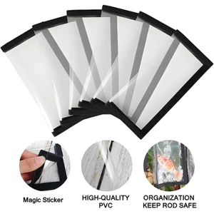 Exhila 6 Chiếc Móc Câu Cá Bao Rõ Ràng Mồi Bao Mồi Quấn Cá Móc Bảo Quản Bảo Vệ