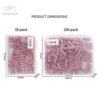 Dây đeo vòng chà nhám mini 3mm cho máy mài móng tay, mũi khoan 120/150/180/240 grit, loại bỏ gel sơn móng