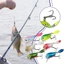 Mồi câu cá TOPTOOLCX, Minnow nhân tạo Mini 60mm, Thìa Spinner sáng bóng chuyên nghiệp Wobblers Mồi câu cá Mồi ngoài trời