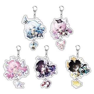 Gantungan Kunci Karakter Honkai Star Rail Akrilik Bening Transparan Keychain Hadiah Anime Kawai Kado Figure Gift