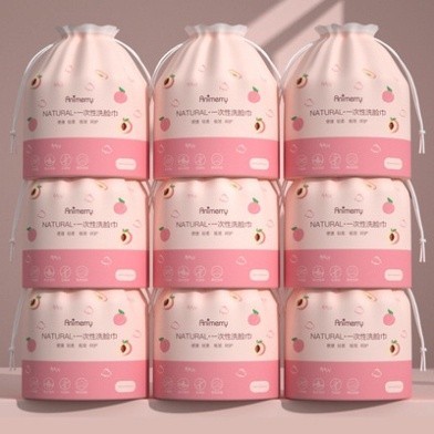 Khăn mặt khô dùng 1 lần cuộn tẩy trang, lau khô, lau uớt giấy Cotton lau mặt dùng một lần Mocco