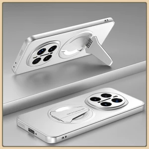 Ốp điện thoại khung từ tính ẩn cho Honor MAGIC 7 6 Pro Vỏ chống rơi bằng silicon Vỏ bảo vệ sơn kim loại cao cấp