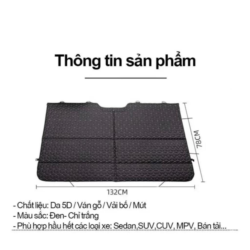 Giường Treo Ô Tô Da 6D Dày 3,5cm Cấu Tạo 6 Lớp Phụ Tùng Chất Lượng Cao Cho Xe 4-5-7 Chỗ