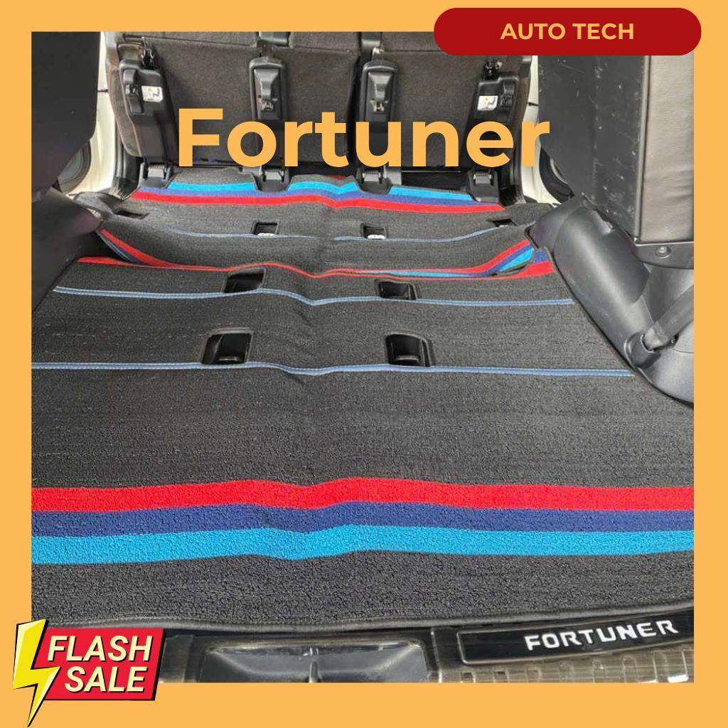 [Fortuner] Thảm cước lót sàn xe ô tô Fortuner may sẵn bo viền theo form xe có khuy bấm, Xe Fortuner