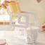 YOI Chống Rò Rỉ Silicon Niêm Phong Nắp Hộp Đựng Trái Cây Cốc Có Bộ Lọc Chèn Và Nĩa Cho Salad Bảo Quản Bữa Ăn Chuẩn Bị