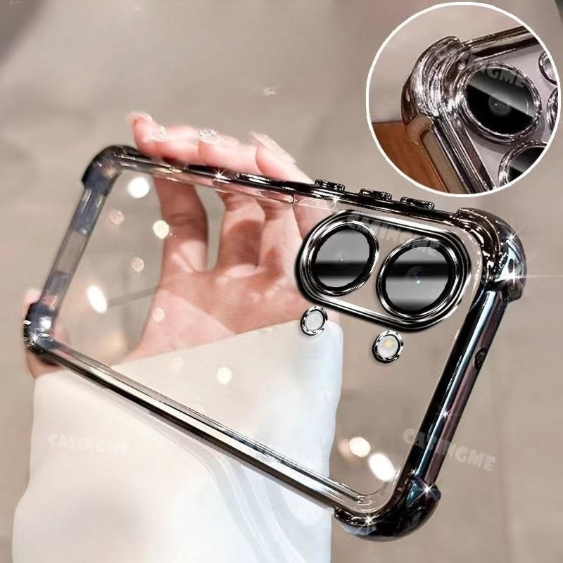 Vỏ bảo vệ ống kính mạ Vivo Y21 5G 2026 cho Vivo Y21 Y05 Y11d VivoY21 Y21 Y11 d 4G 5G 2026 FOUR Corners Vỏ điện thoại bảo vệ chống sốc Ốp lưng chống sốc