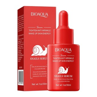 Tinh chất dưỡng ẩm dưỡng ẩm chống nhăn BIOAOUA Snail 30ml