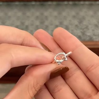 Nhẫn Trẻ Em Hello Kitty Có Thể Điều Chỉnh Thời Trang Mèo Kitty Nhẫn Cho Trẻ Em Trang Sức Quà Tặng Năm Mới Cho Bé Gái