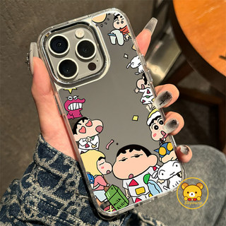 Ốp Điện Thoại Crayon Shin-chan Ngộ nghĩnh Cho Xiaomi 15T 15S 15 Ultra 14T 14 13T 12T 12S 13 Ultra 12 Mi 11 11T 10T Pro Lite 12X Civi 5 4 Pro 3 2 1s Vỏ Hoạt Hình Ốp Lưng Gương Dễ Thương