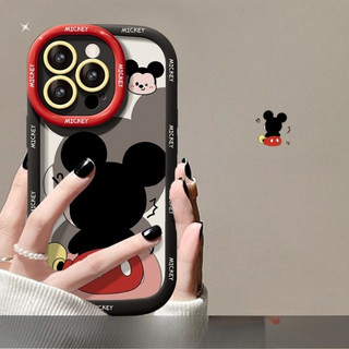 Ốp lưng IPhone 17 16 15 14 13 12 11 Pro Max XRXSMax 78 Plus Tức giận Mickey lưng cặp vợ chồng trường hợp điện thoại