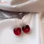 HFSHY Trang sức thời trang cherry blossom - Bông tai và mặt dây chuyền ngọt ngào dành cho tiệc cưới