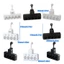 5 ổ cắm tường ổ cắm có 4 cổng USB và công tắc độc lập cho văn phòng tại nhà