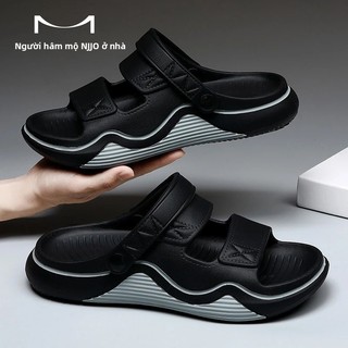 Men's new summer sandals PVC Men's dual-purpose non-slip water-resistant driving and casual beach sa