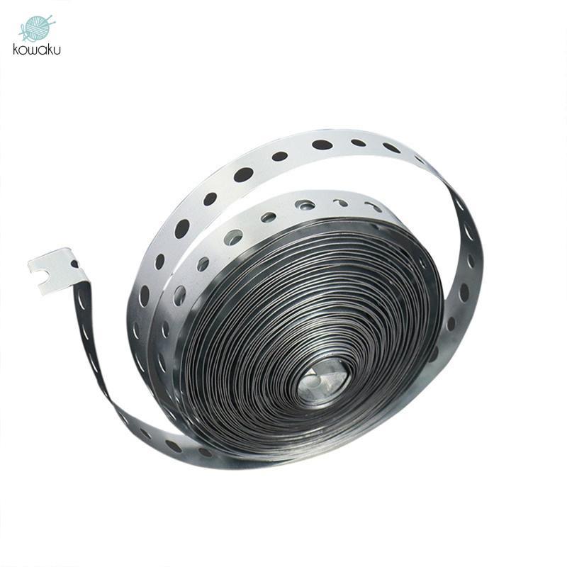 Dây đeo móc treo Cuộn dây kim loại mạ kẽm Dây đục lỗ Lỗ đục lỗ để treo ống an toàn và xây dựng DIY Thích hợp cho các dự án gia đình
