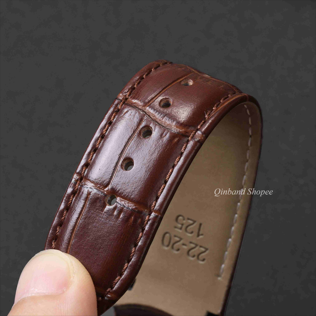 Dây đeo đồng hồ da thật cong cho Tissot T035 607 407 439 22mm 23mm 24mm Dây đeo đồng hồ có khóa bướm nam nữ Dây đeo cổ tay thay thế
