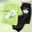 Hello Kitty Hoạt Hình Bé Gái Hai Mảnh Trang Phục Áo Thun Tay Ngắn Và Quần Dài Dễ Thương Đồ Chơi Thường Ngày