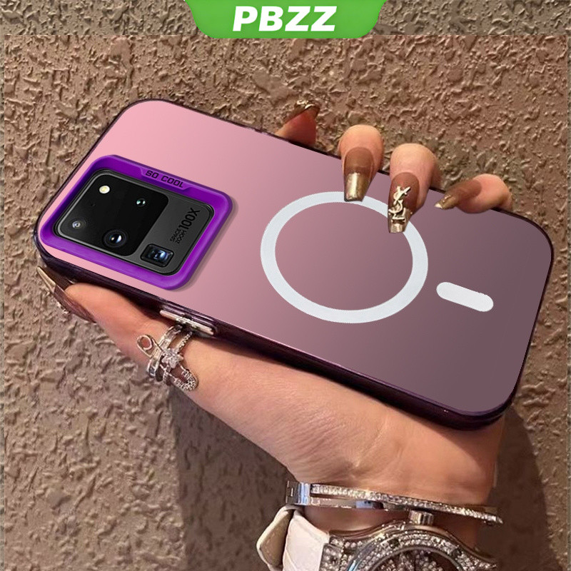 FOR ốp lưng Dành CHO Vỏ samsung s20 ultra samsung s20 plus samsung s20 Fe samsung s20 Vỏ điện thoại cứng TPU Vỏ chống sốc thiết kế mới thẩm mỹ Thu hút từ không dây CYBSWX01