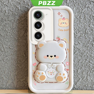 Ốp Lưng Cho SAMSUNG S20 ultra samsung s20 plus s20 Fe samsung s20 Vỏ Điện Thoại Vỏ Mềm Silicon Chống Sốc Thiết Kế Mới Thẩm Mỹ Gương Xoay Gấu Dễ Thương Có Giá Đỡ JTXXZJ01