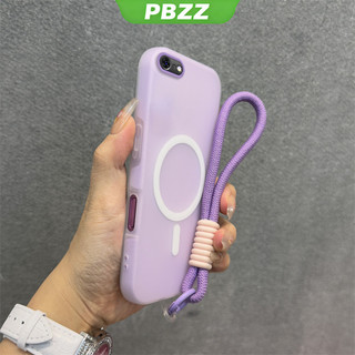 Ốp Lưng Màu Jelly 2 Trong 1 Cho iphone 7 8 7P 8P 7 8 plus Se Se 2 Vỏ Điện Thoại Chống Sốc Thiết Kế Mới Thẩm Mỹ Có Dây Buộc Không Dây Từ Màu Đen GDBSWX02