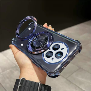 Ốp Lưng Cho Realme 14 Pro 5G tpu Chống Sốc Giá Đỡ Điện Thoại Di Động SJZJ Chức Năng Chống Trơn Trượt
