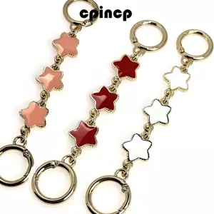 CPINCP Ví Dây Đeo Mở Rộng, Túi Xách Ngôi Sao Dây Chuyền Nối Dài, Phụ Kiện Túi Kim Loại DIY Nữ