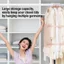 Dây đeo túi đựng quần áo có thể gập lại, túi đựng tủ quần áo giữ phẳng và sức chứa lớn, tiết kiệm không gian