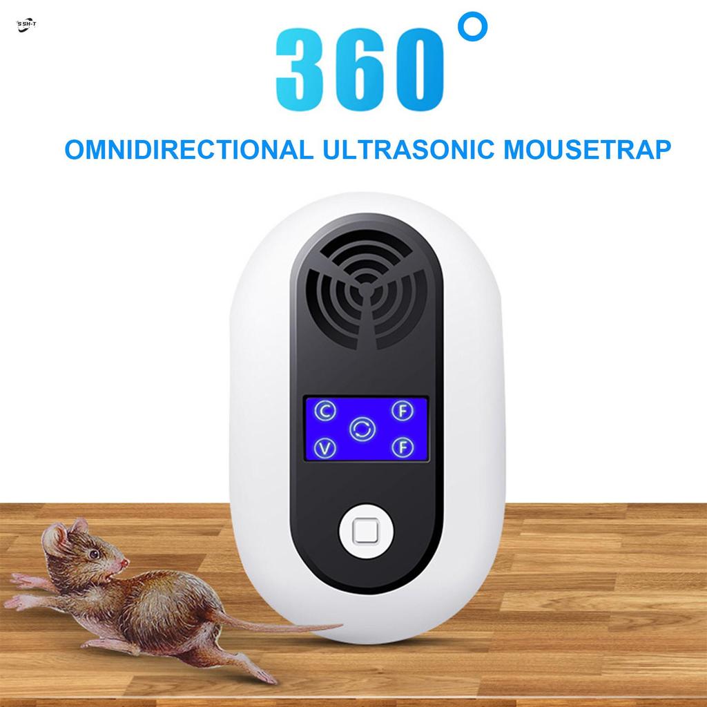 Máy đuổi chuột đa hướng 360 độ tiêu diệt cảm giác mùi chuột cho siêu thị khách sạn văn phòng