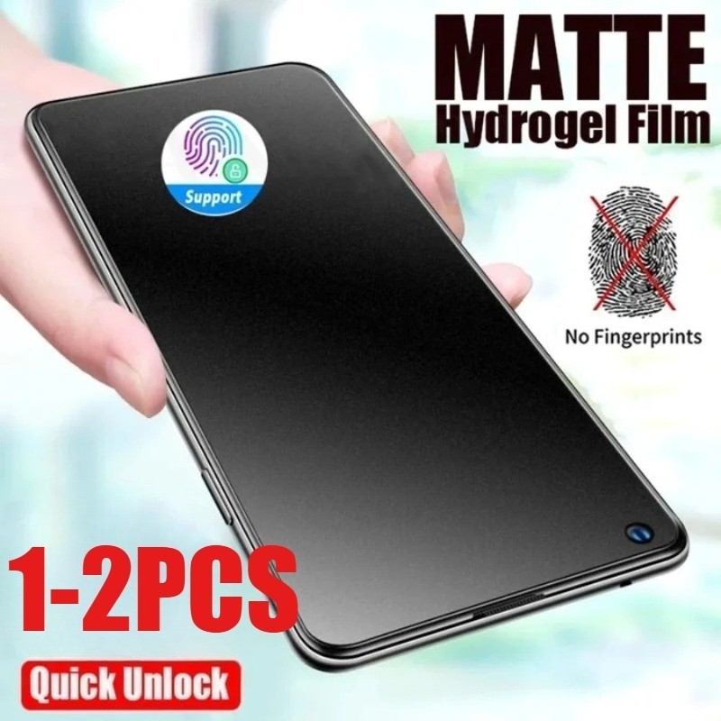 1-2 Chiếc Chống Trầy Xước Bảo Vệ Màn Hình Matte Film Cho Oppo A91 A92s A93 A93s A94 A95 A96 A97 A98 Ace2 A36 A76 4G 5G Chống Gián Điệp Riêng Tư Chống Ánh Sáng Xanh Hydrogel Film HD Phim Mềm
