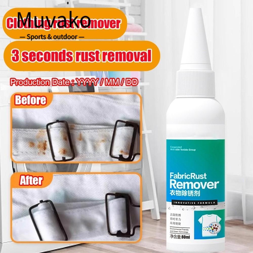 MUVAKO Vải Tẩy Rỉ Sét, Quần Áo Loại Bỏ Bụi Bẩn Nhanh Và Dễ Dàng Tẩy Rỉ Sét, Cho Đồng Rỉ Trà Rỉ Sét Nước Quần Áo Chất Làm Sạch