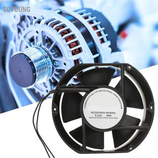 Soyoung Quạt hướng trục soyoung AC AC220V 38W Vòng bi hình bầu dục Thông gió làm mát 220V