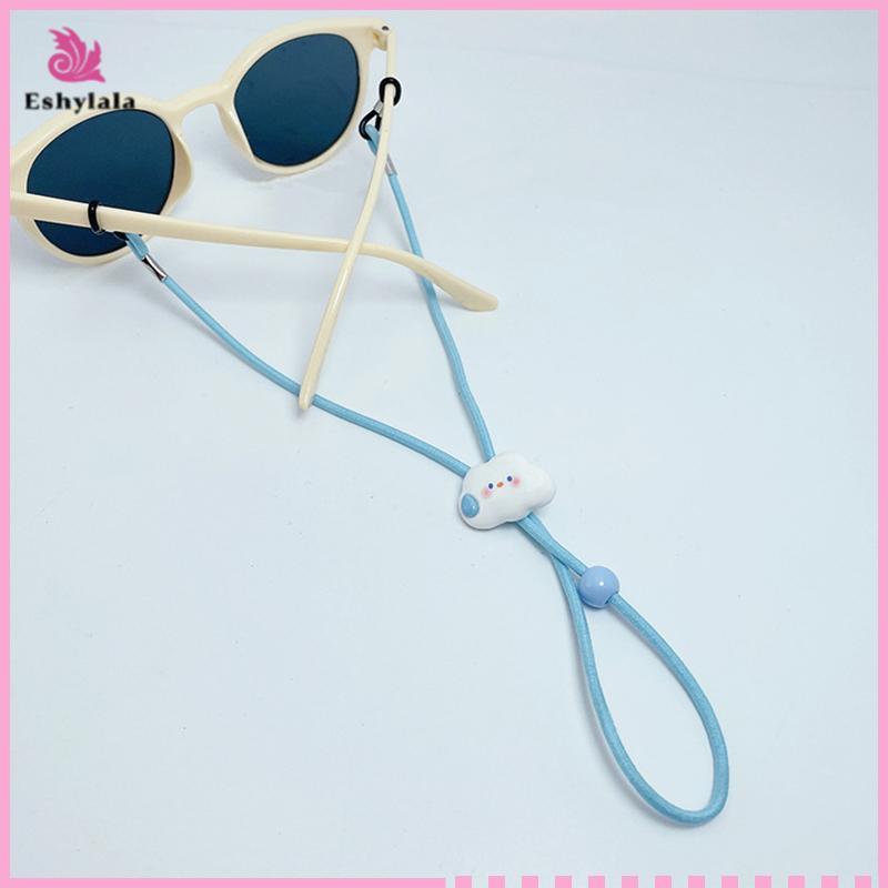 Dây đeo kính trẻ em Eshylala Dây buộc kính hoạt hình dễ thương Dây kính râm 60-100cm [MỚI]
