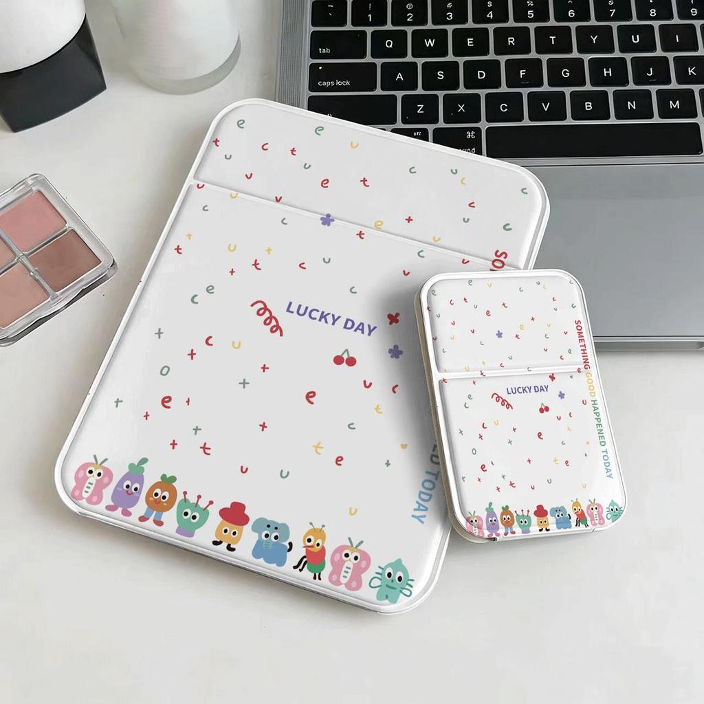 Giấy viết thư chấm màu Gương Trang Điểm Gập Đẹp Hiện Đại, Phong Cách Hàn Quốc