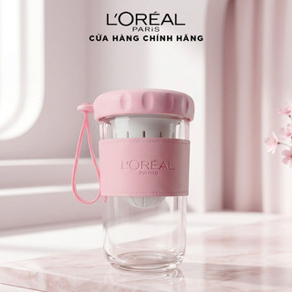 [QUÀ TẶNG KHÔNG BÁN] Ly thủy tinh màu hồng L'Oreal Paris