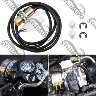 Cáp cảm biến xe máy 12V với 2 nam châm cho xe tay ga ATV Đồng hồ tốc độ kỹ thuật số Đồng hồ tốc độ Máy đo tốc độ