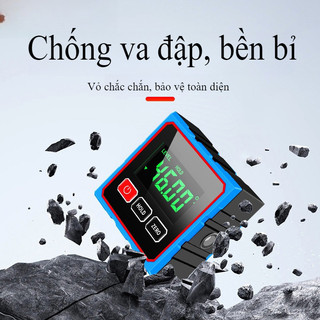 Máy đo Góc Kỹ Thuật Số Bằng Laser Hộp đo Góc Từ Mạnh Thước Thủy điện Tử Thước đo độ Nghiêng